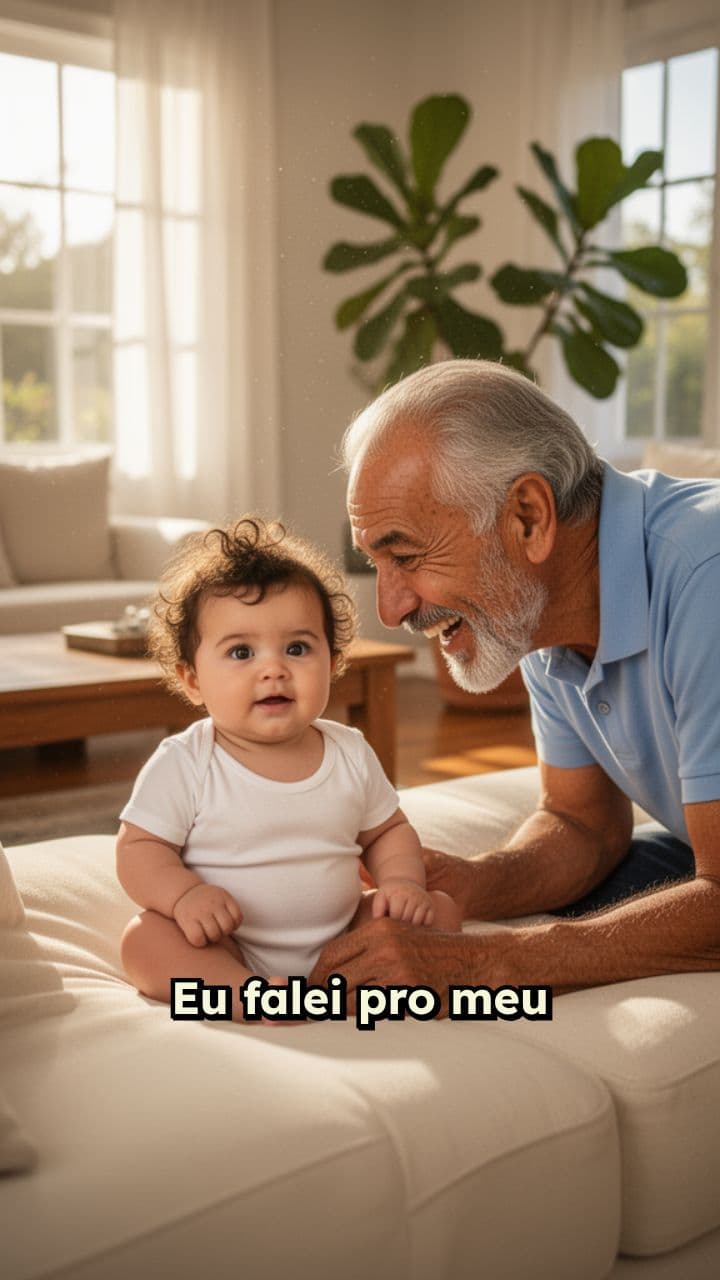 Vovô caprichou no presente