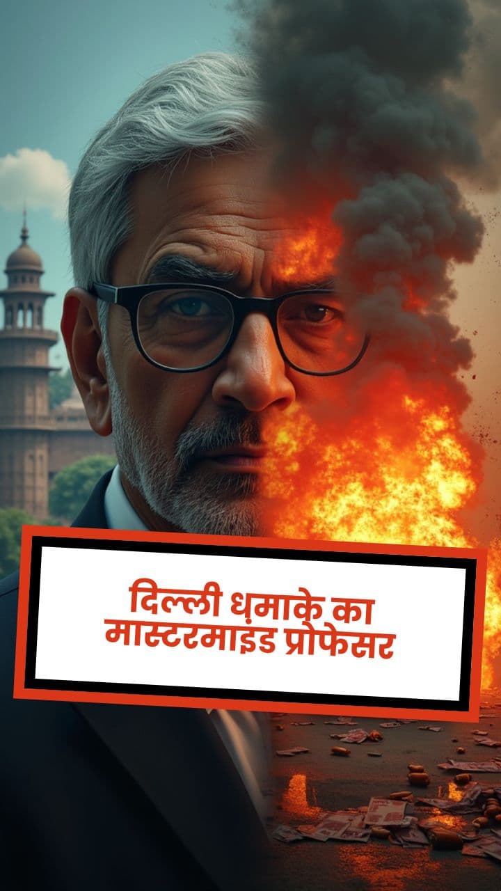 दिल्ली धमाके का मास्टरमाइंड प्रोफेसर