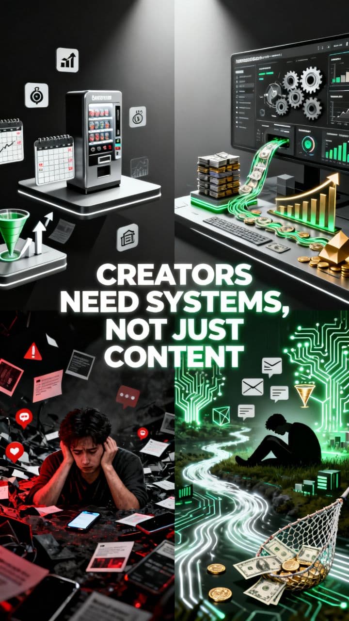 Creators Need Systems, Not Just Content