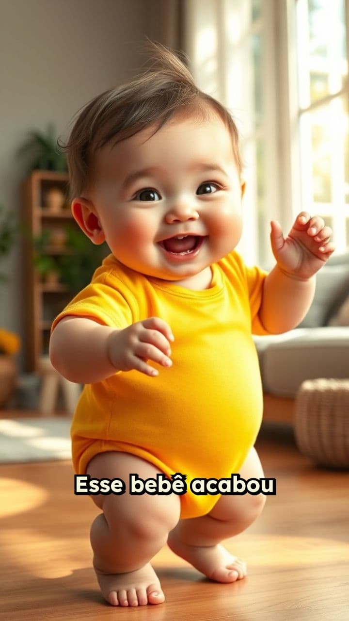 Bebê dança com talento impressionante