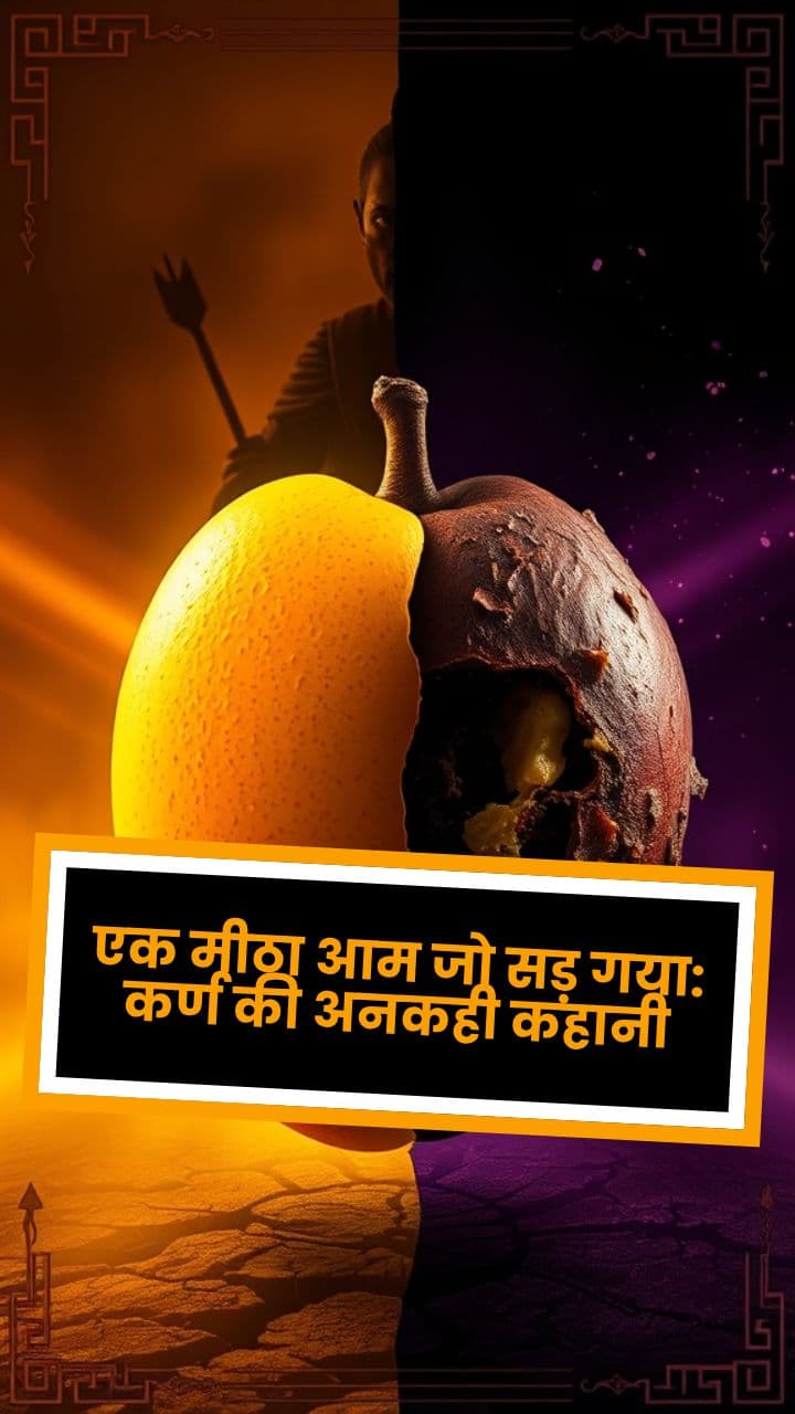 एक मीठा आम जो सड़ गया: कर्ण की अनकही कहानी