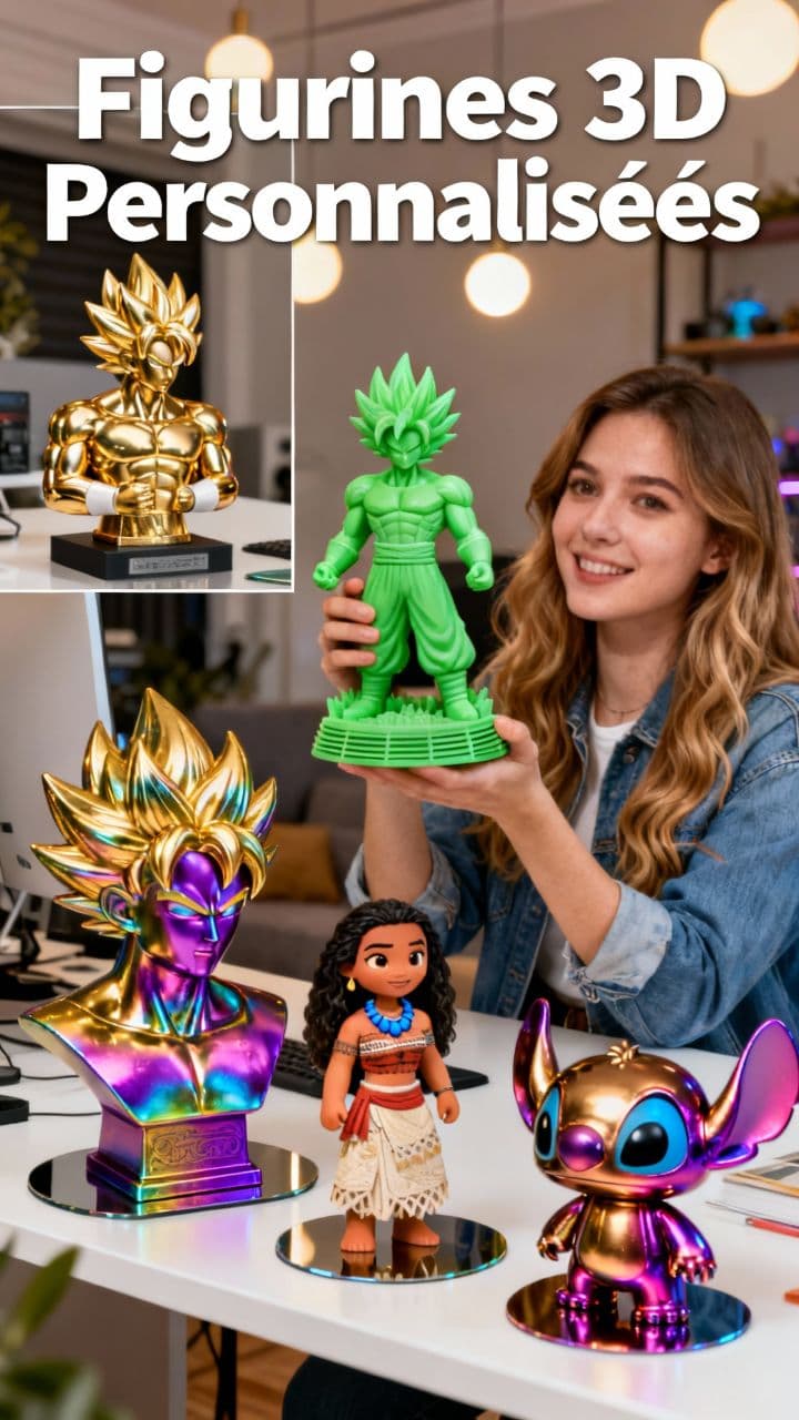 Figurines 3D Personnalisées