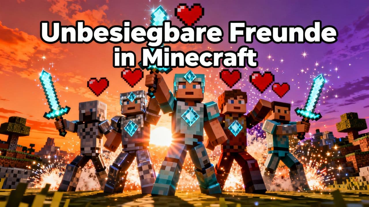 Unbesiegbare Freunde in Minecraft