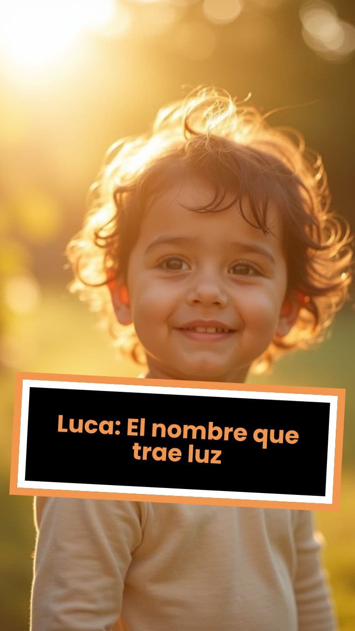 Luca: El nombre que trae luz
