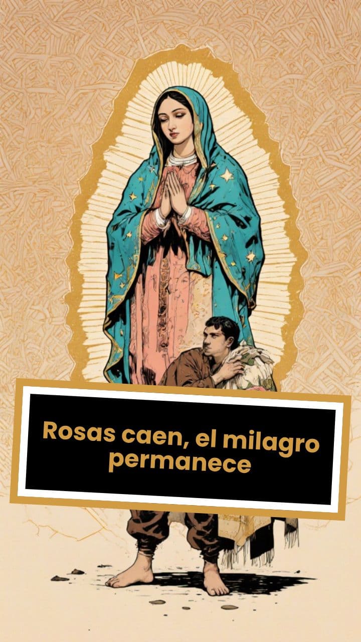 Rosas caen, el milagro permanece