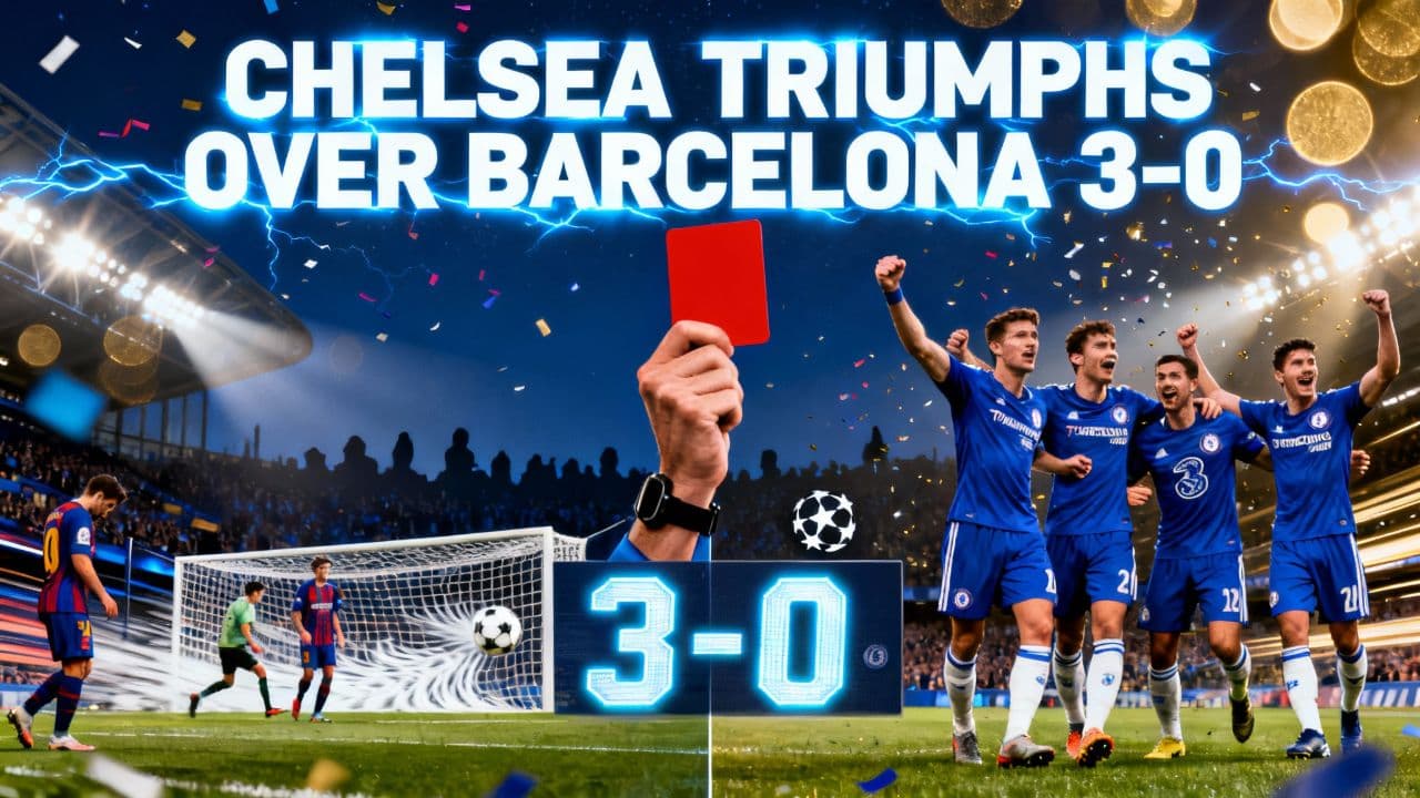 Chelsea Triumphs Over Barcelona 3-0