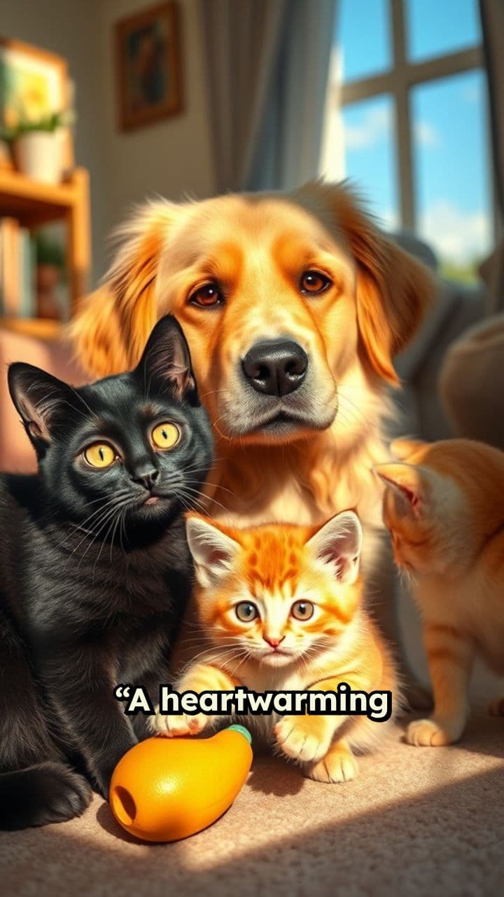 Paws of Friendship: A Playful Harmony