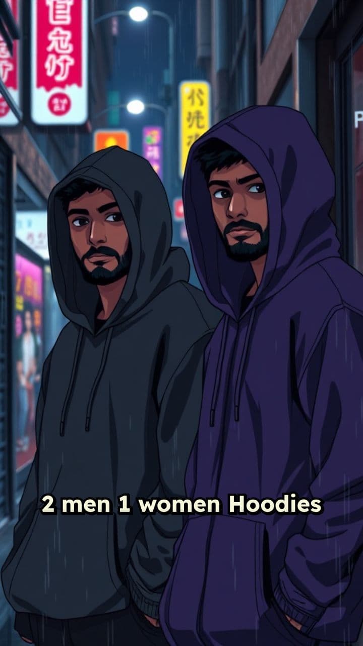 Masked Trio in Hip Hop Style