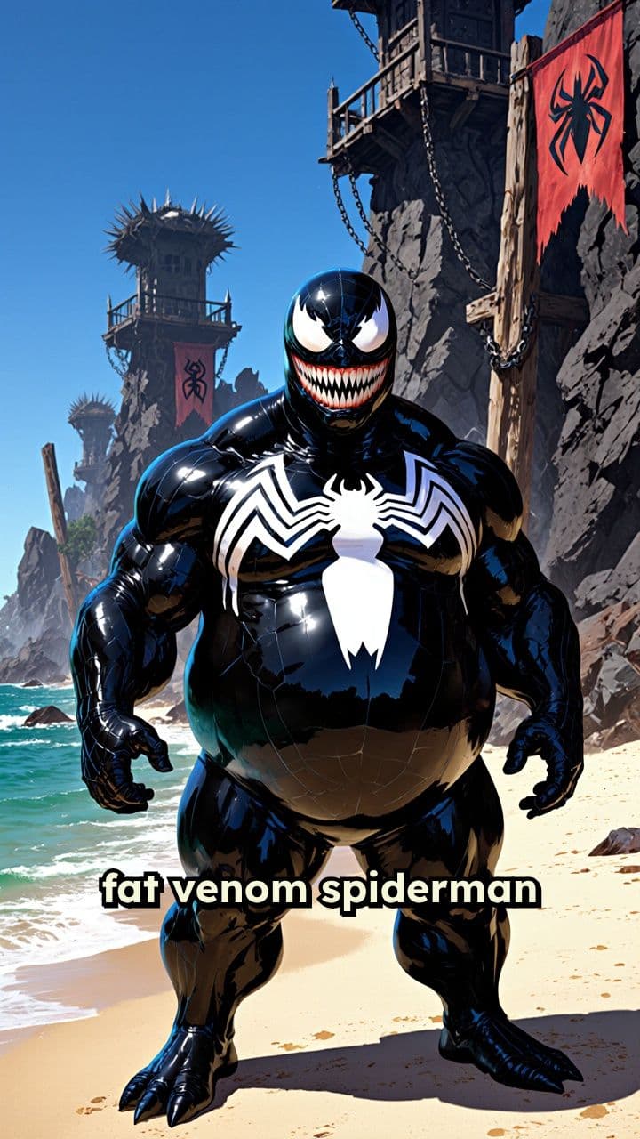 Venom Symbiote Spider-Man in Black Suit