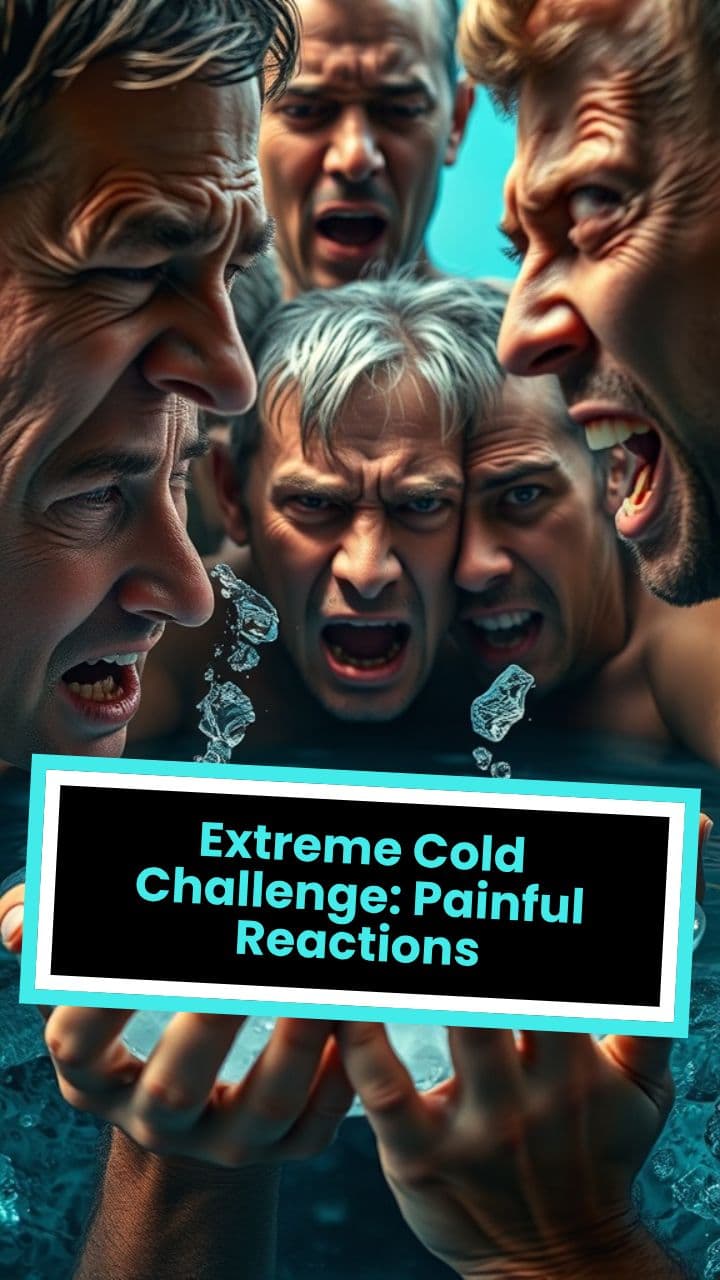 Extreme Cold Challenge: Painful Reactions