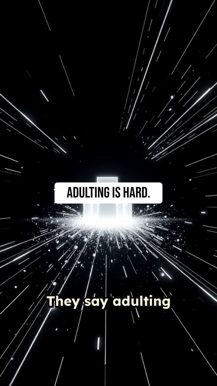Adulting is Hard Kinetic Typography