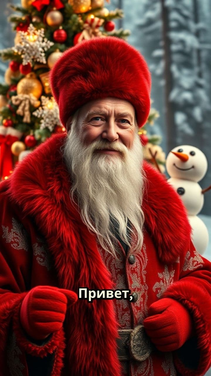 Новогоднее поздравление от Деда Мороза