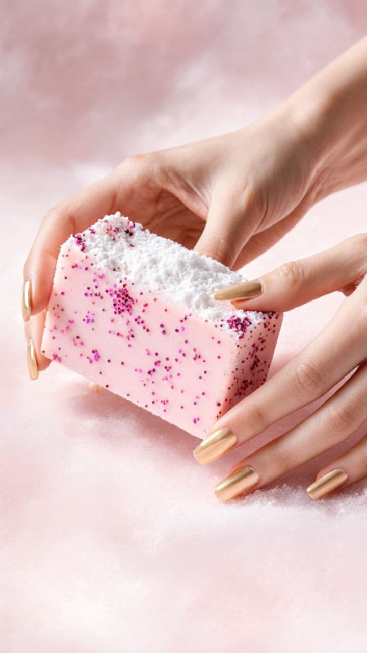 Dreamy Pink ASMR Soap Crush