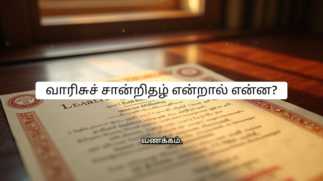Legal Heir Certificate Tamil Explainer