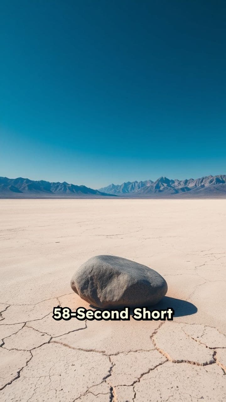 The Mystery of Moving Rocks