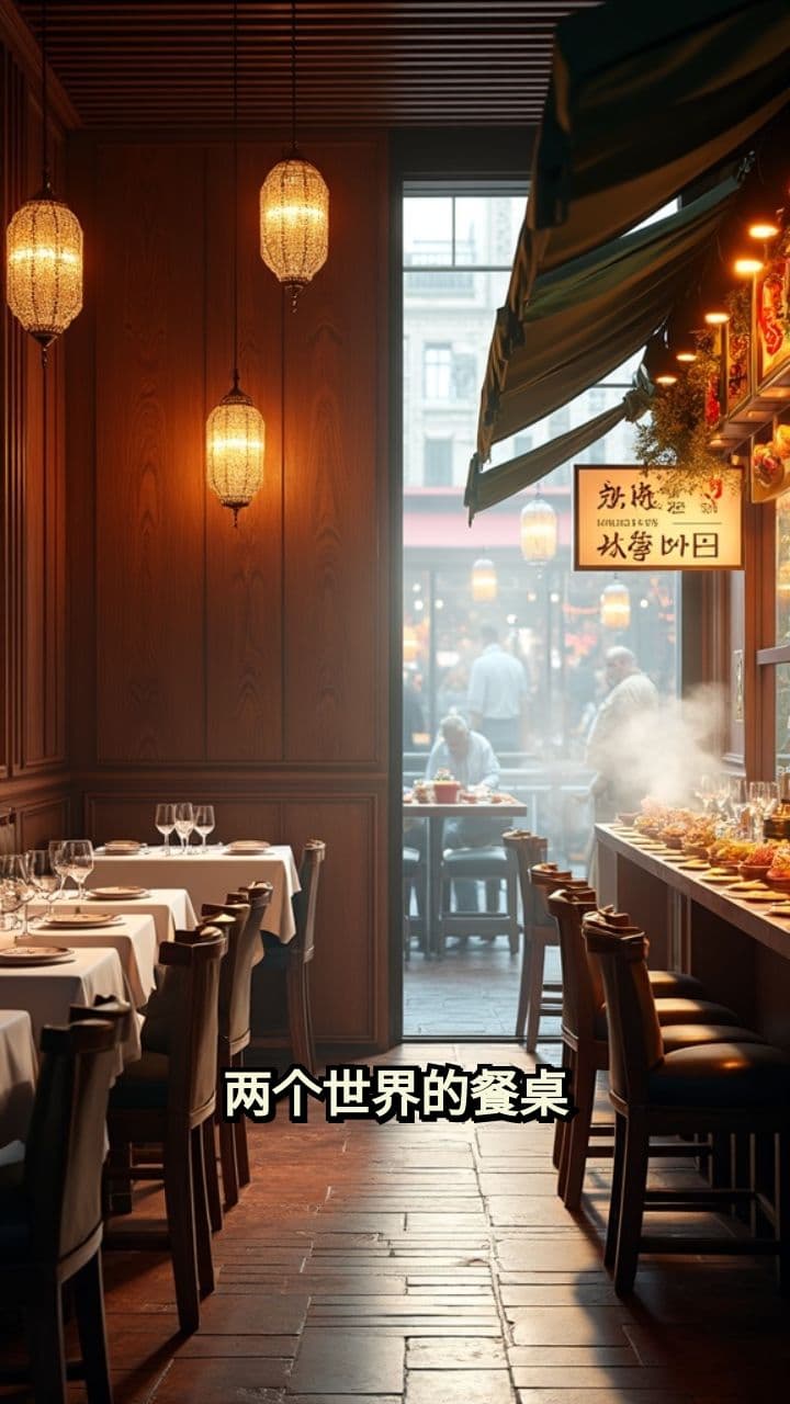 餐桌上的阶层对比