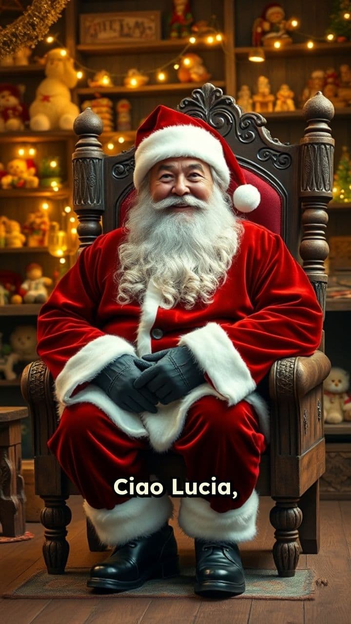 Messaggio di Babbo Natale per Lucia