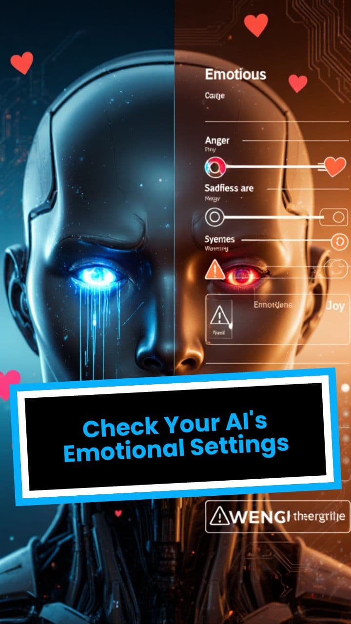 Check Your AI's Emotional Settings