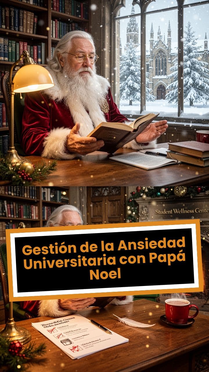 Gestión de la Ansiedad Universitaria con Papá Noel