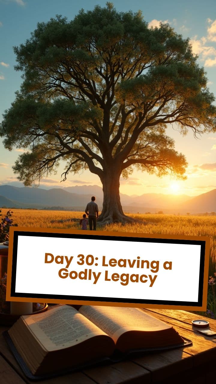 Day 30: Leaving a Godly Legacy