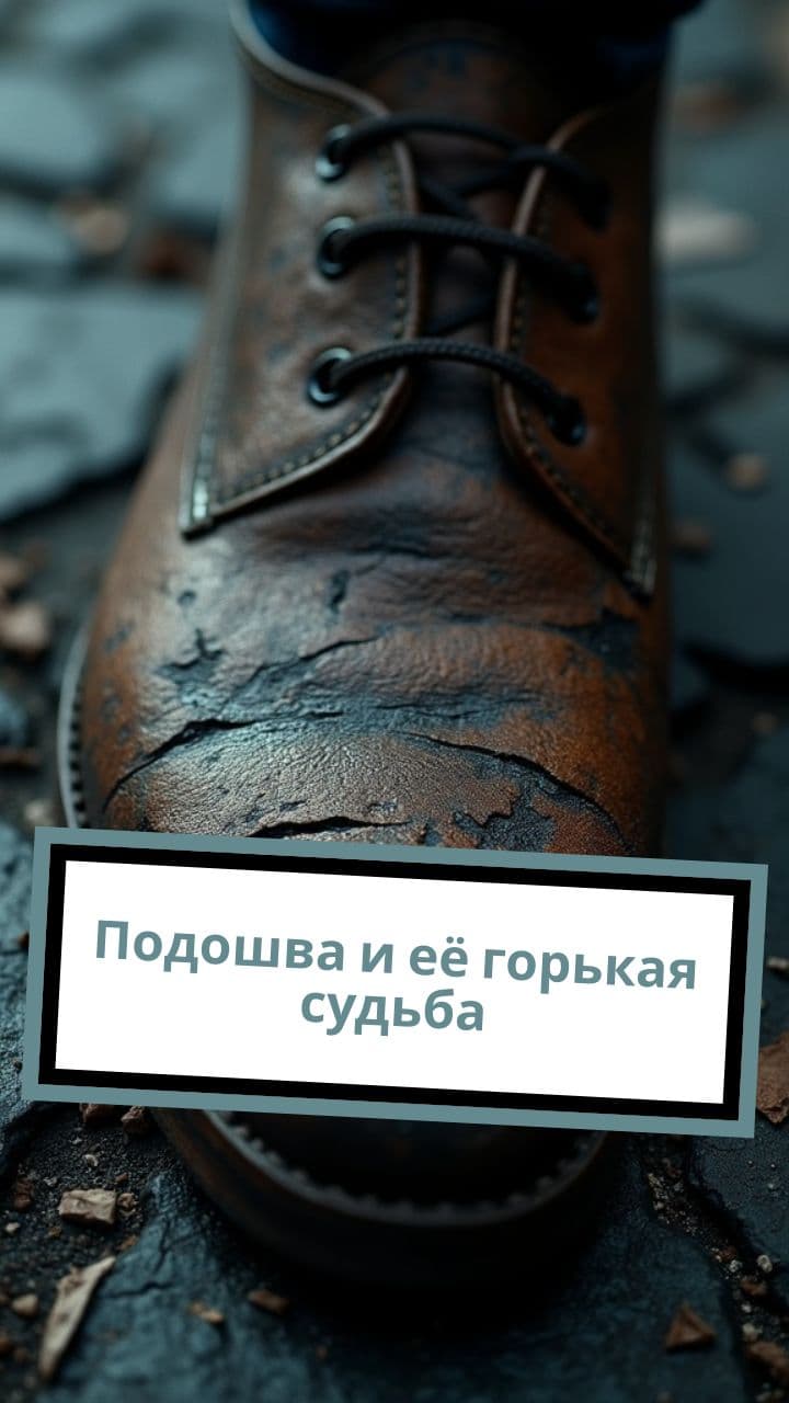 Подошва и её горькая судьба
