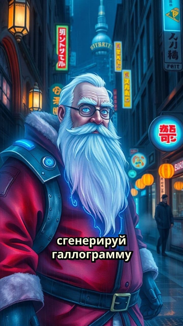 Киберпанковский Дед Мороз