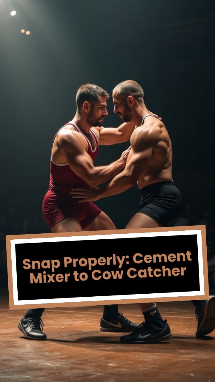 Snap Properly: Cement Mixer to Cow Catcher