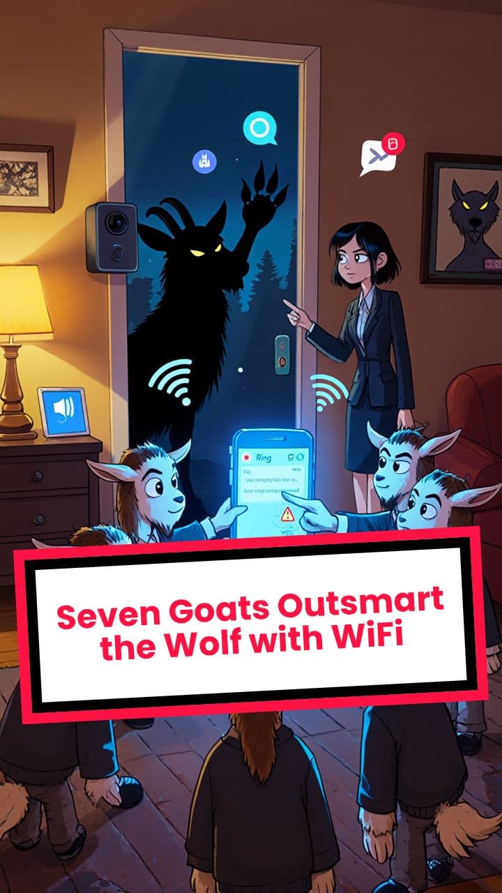 Seven Goats Outsmart the Wolf with WiFi