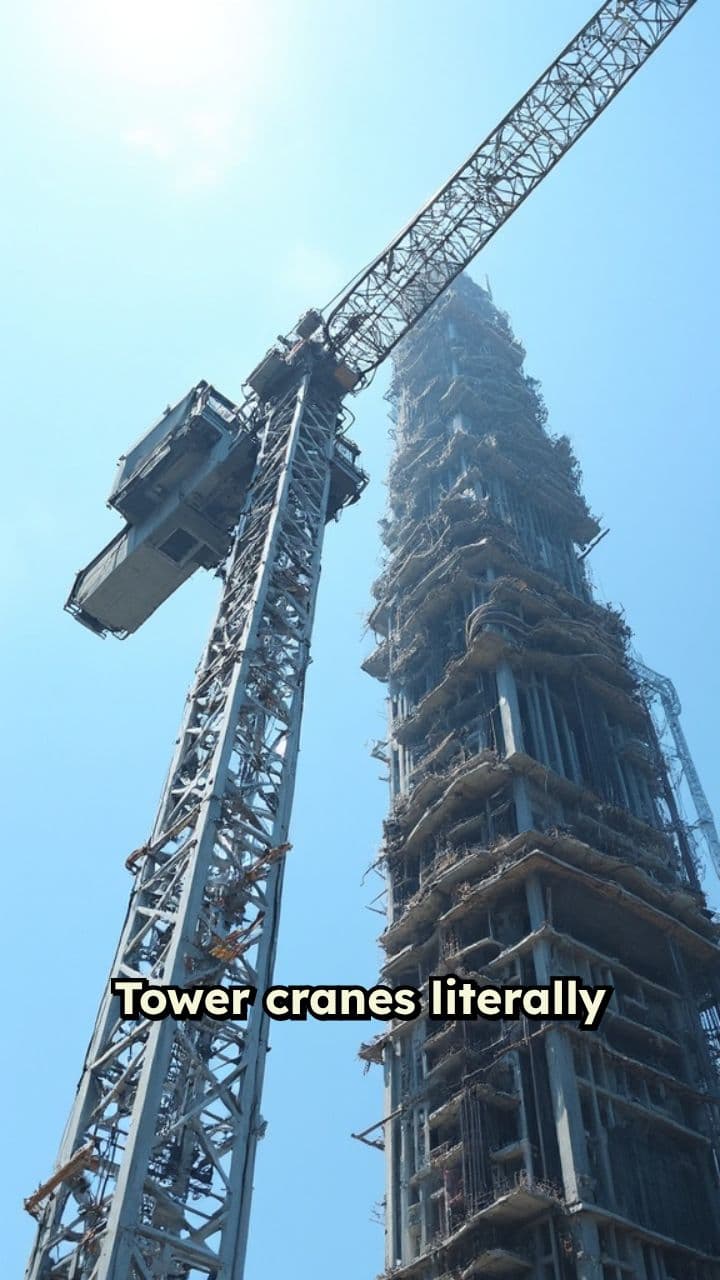 Self-Climbing Tower Cranes Explained