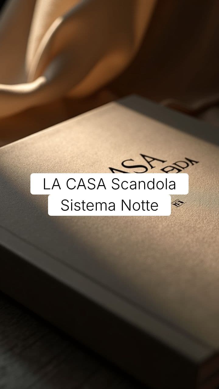 LA CASA Scandola – Sistema Notte