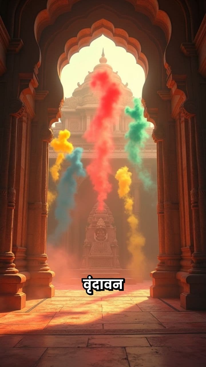 बांके बिहारी मंदिर की अनोखी होली