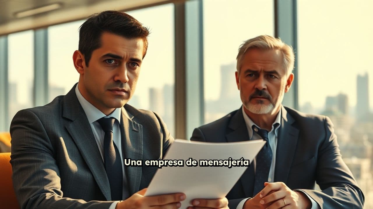 Controversia en contrato de mensajería estatal