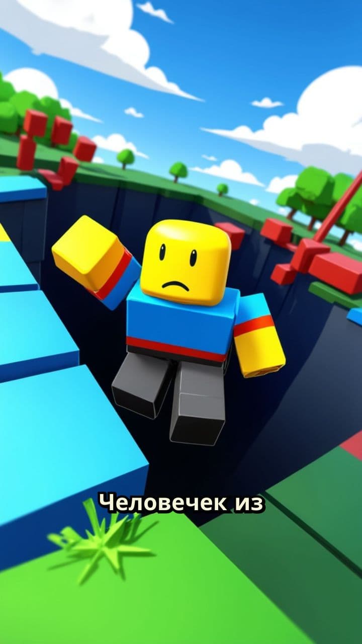 Приключения человечка в Roblox