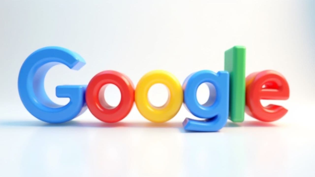 Logo innovador de Google y seguridad informática