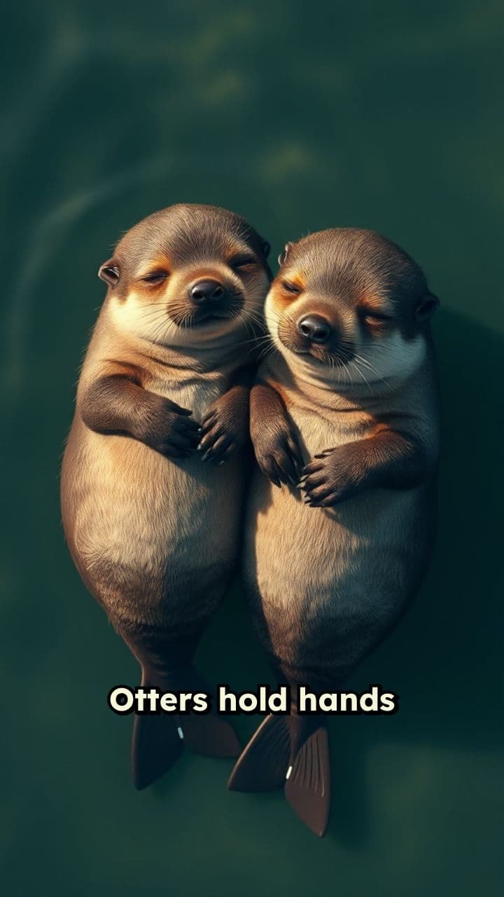 Otters: The Adorable Hand-Holding Swimmers