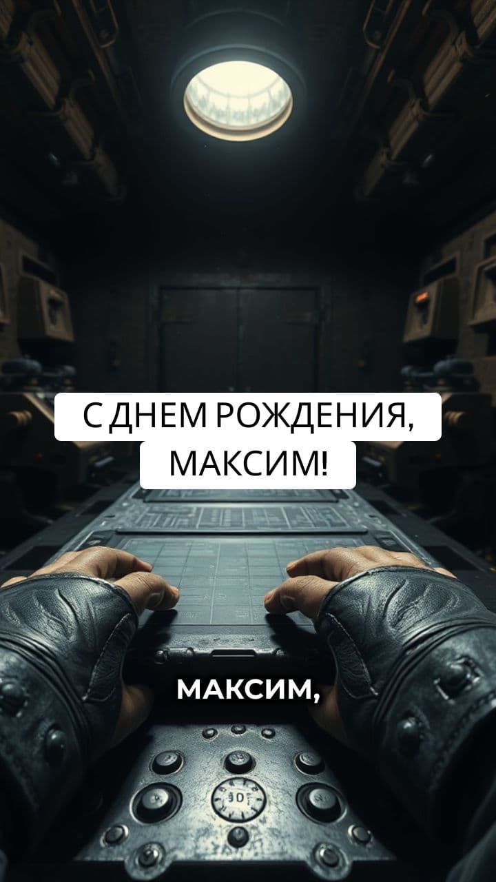 Поздравление Максима с днём рождения в стиле Вархаммер 40.000