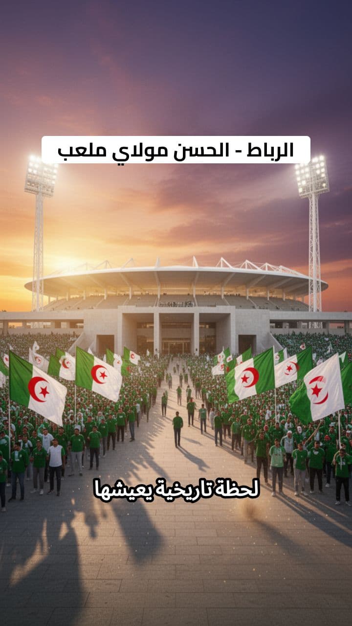 فوز المنتخب الجزائري في الرباط