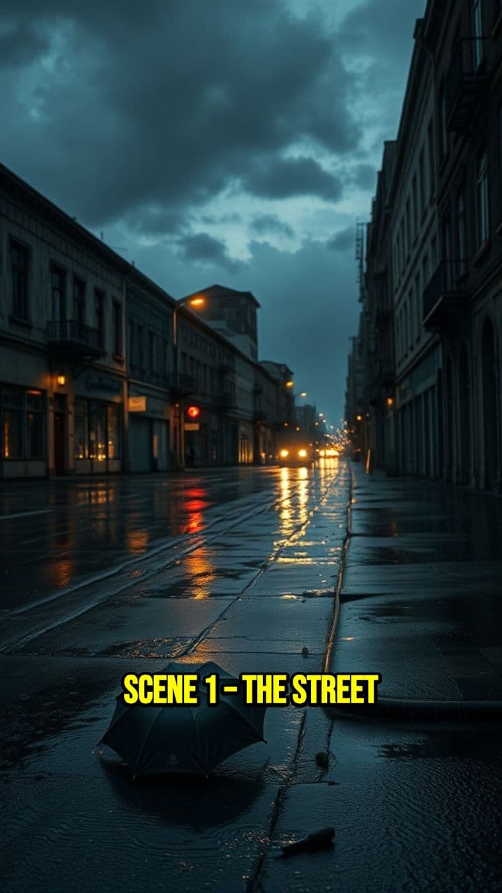 Glistening Streets After Rain