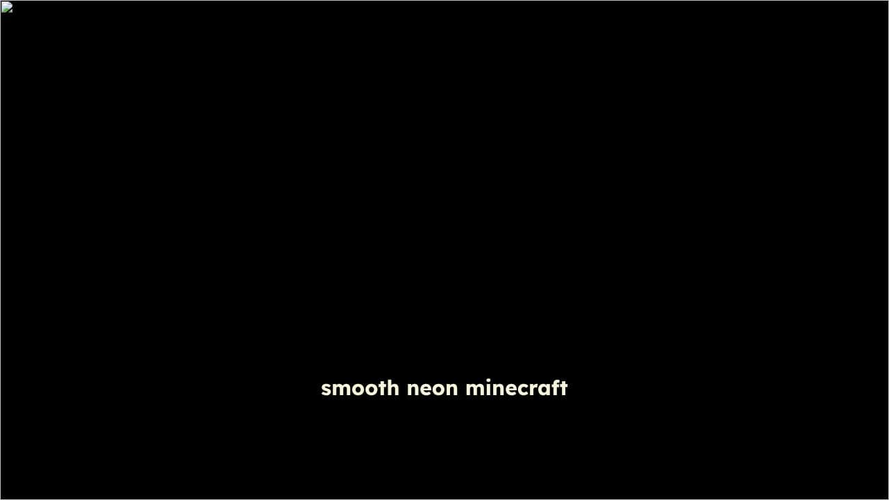 Neon Minecraft Parkour Adventure