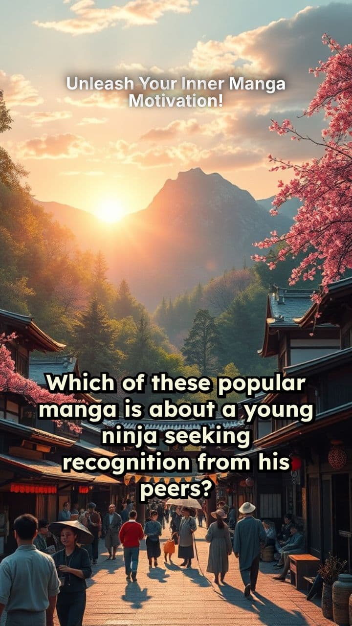 Unleash Your Inner Manga Motivation!