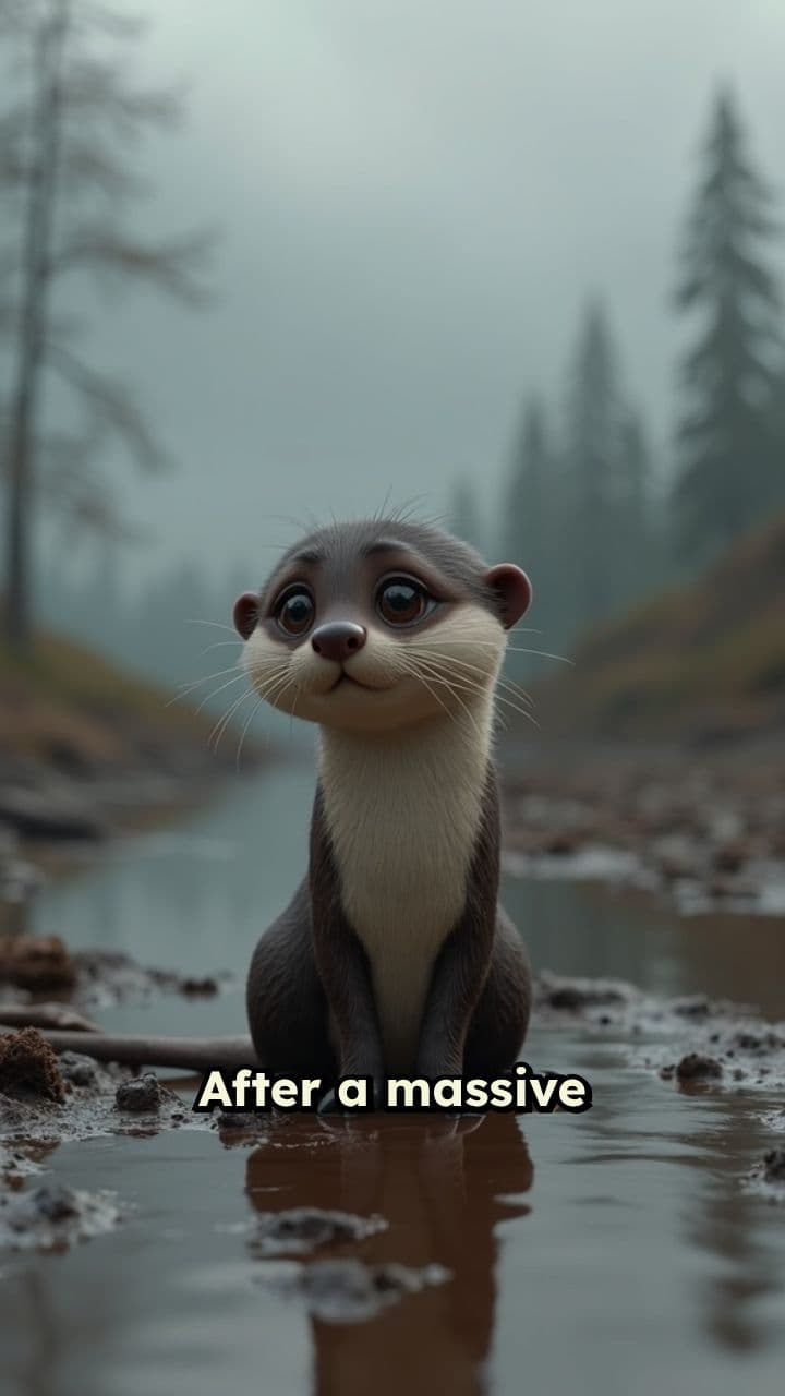 A Llama's Kindness to a Lost Otter