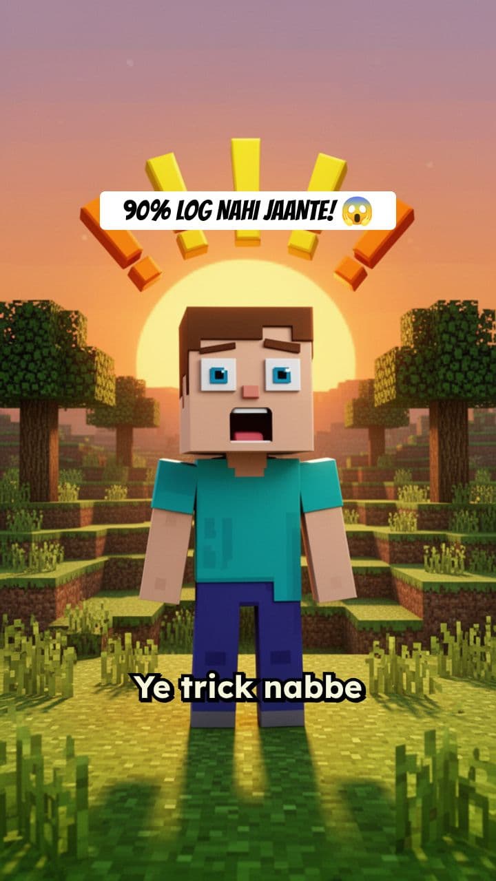 Minecraft Secret Trick