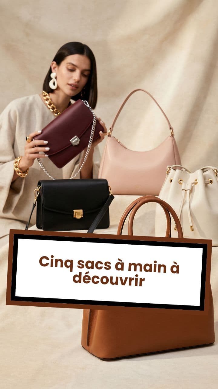 Cinq sacs à main à découvrir