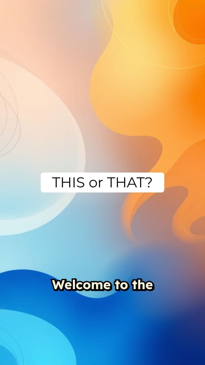 This or That Challenge