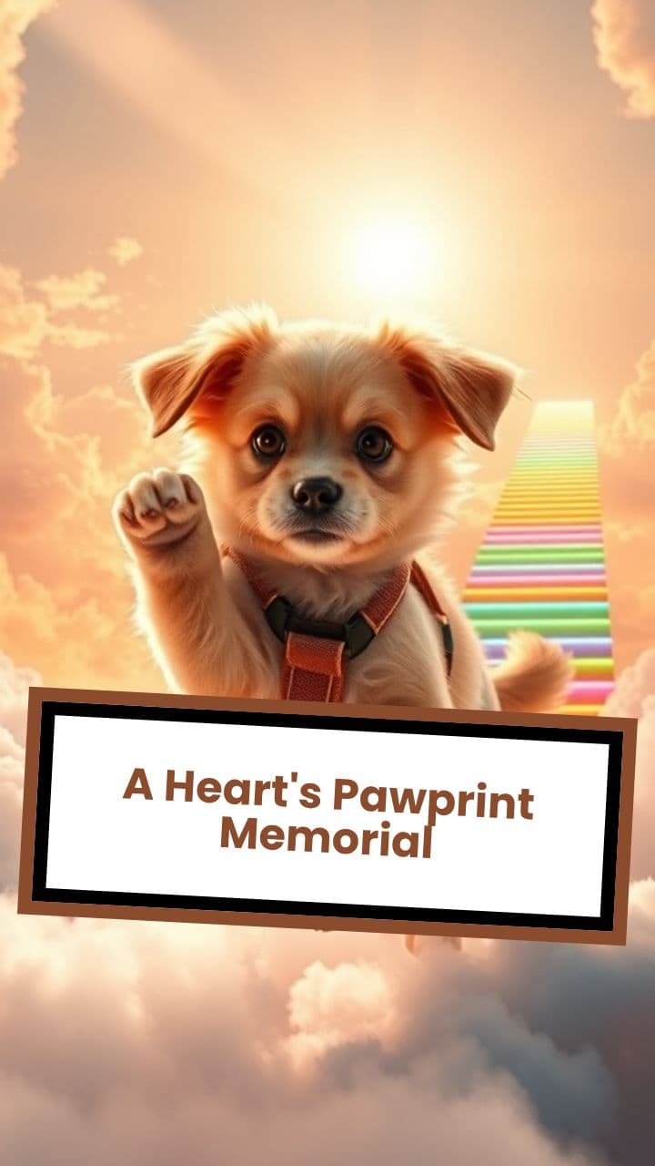 A Heart's Pawprint Memorial