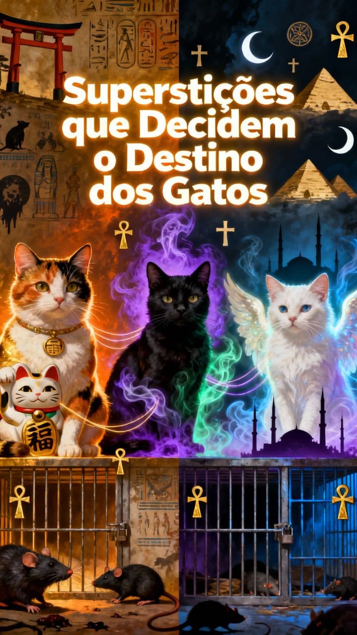 Superstições que Decidem o Destino dos Gatos