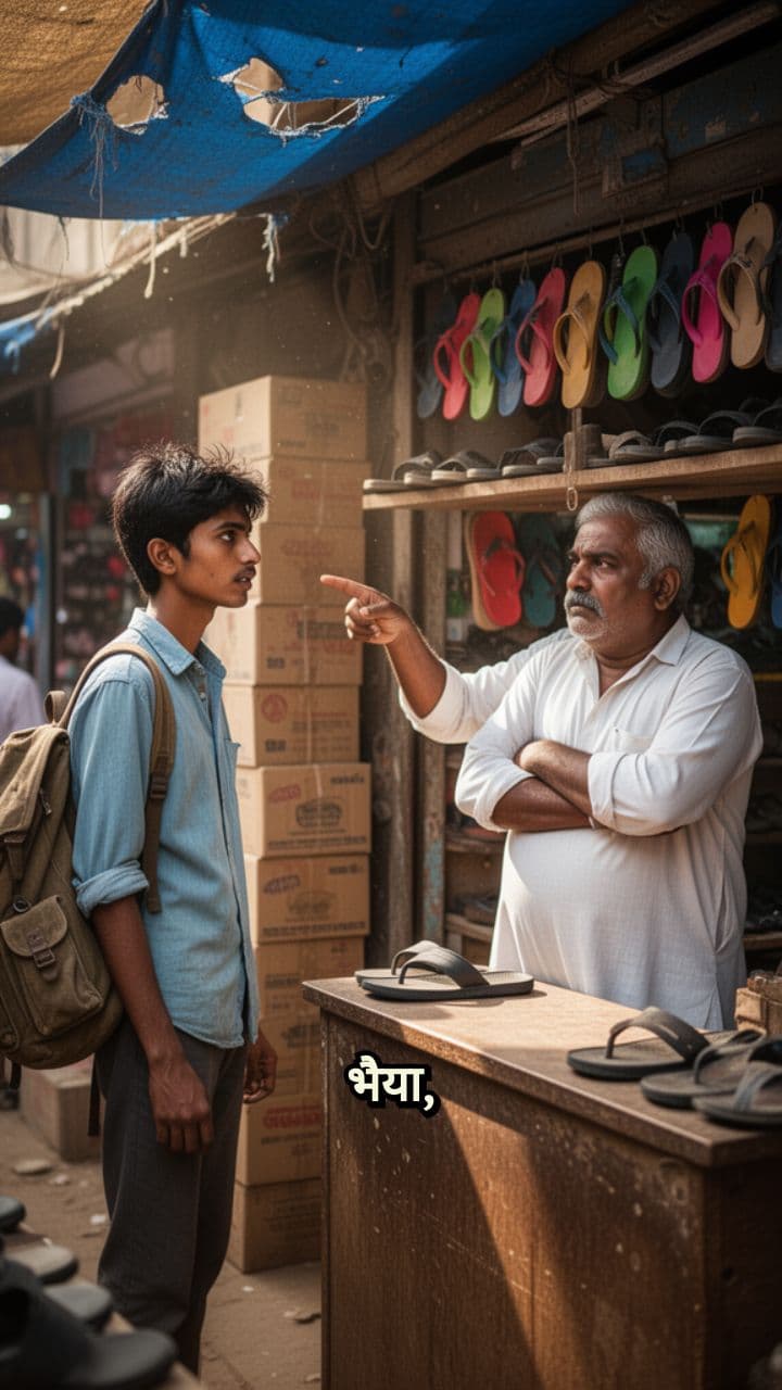 माँ के पैरों का नाप