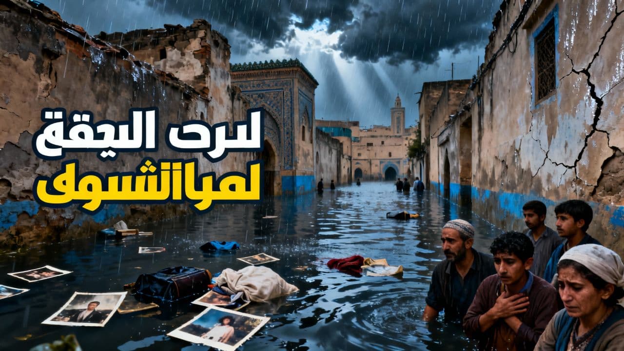 أسفي كتوجع وسط الفيضانات