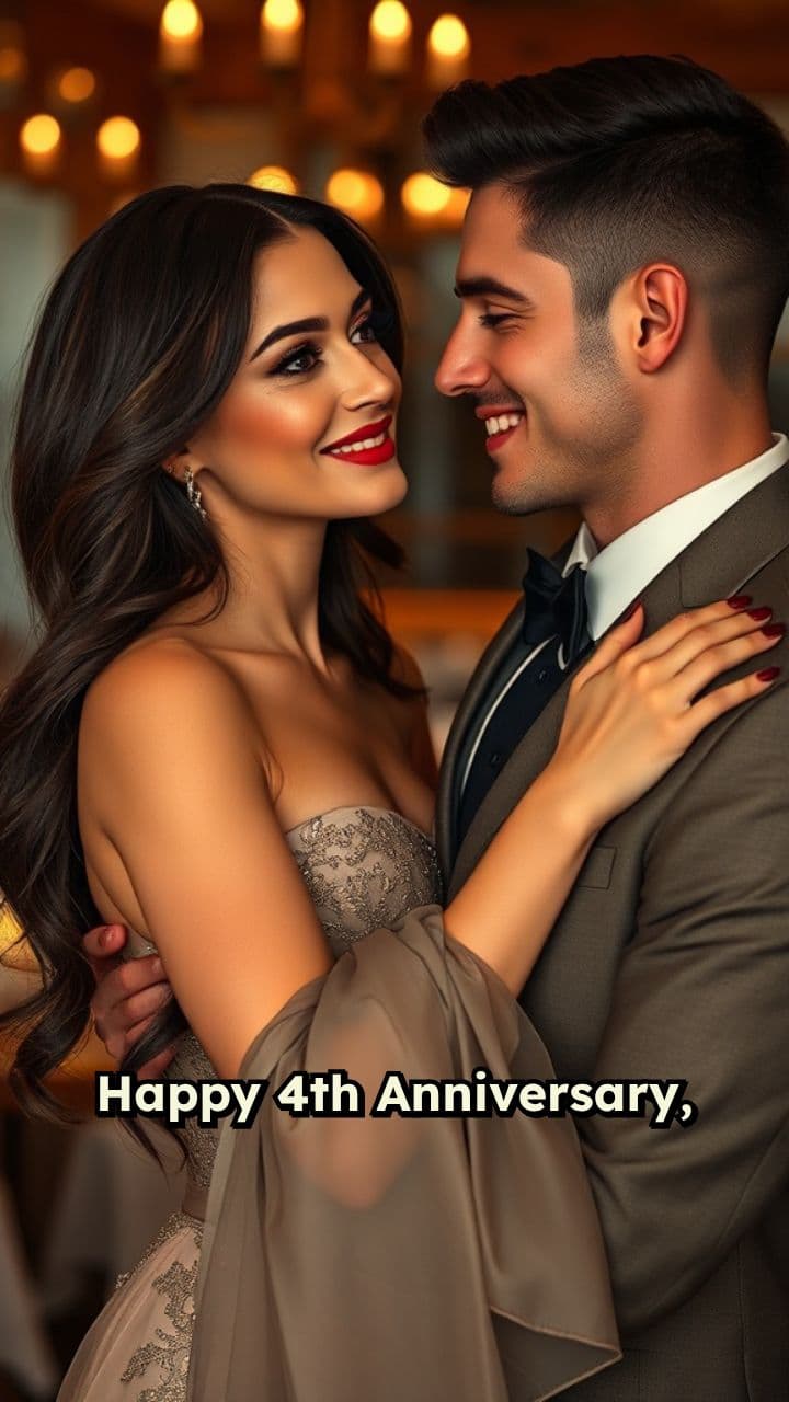 Happy 4th Anniversary, My Love