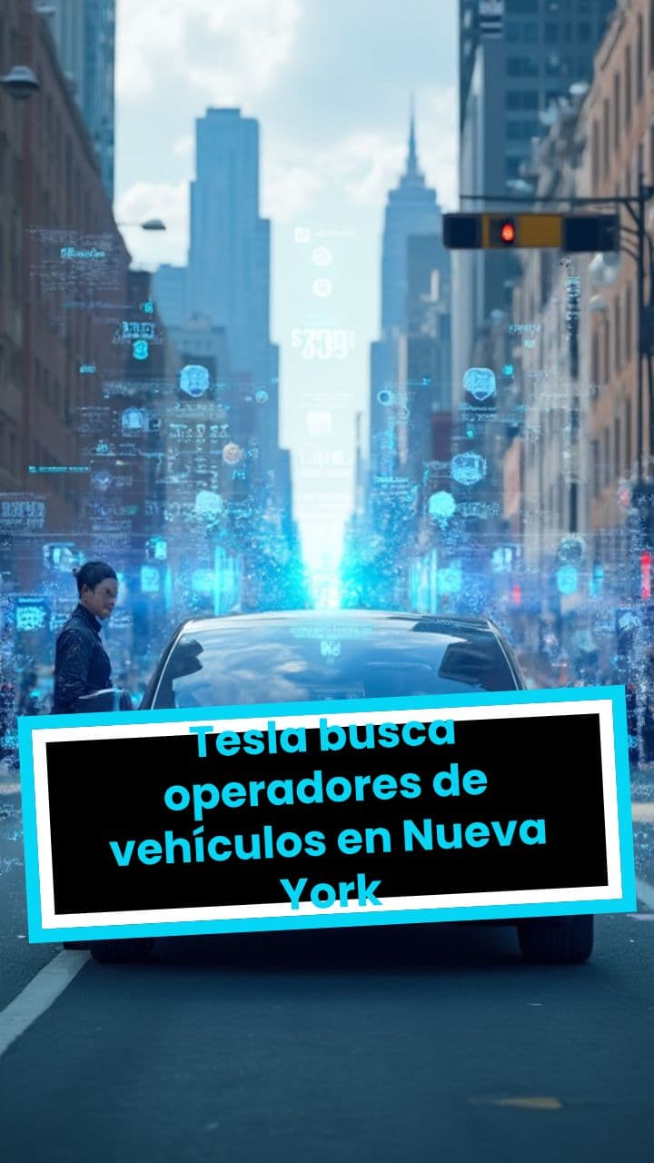 Tesla busca operadores de vehículos en Nueva York